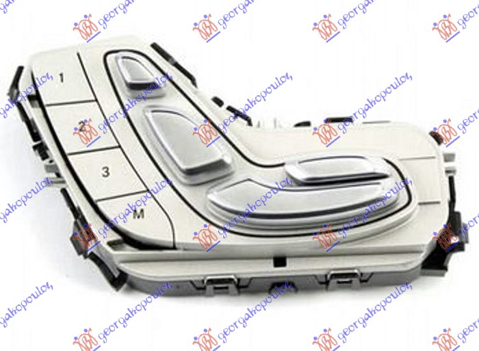 PREKIDAC ZA PODESAVANJE SEDISTA (MEMORIJA) (CRVENO SVETLO) (3 PIN) - LEVO