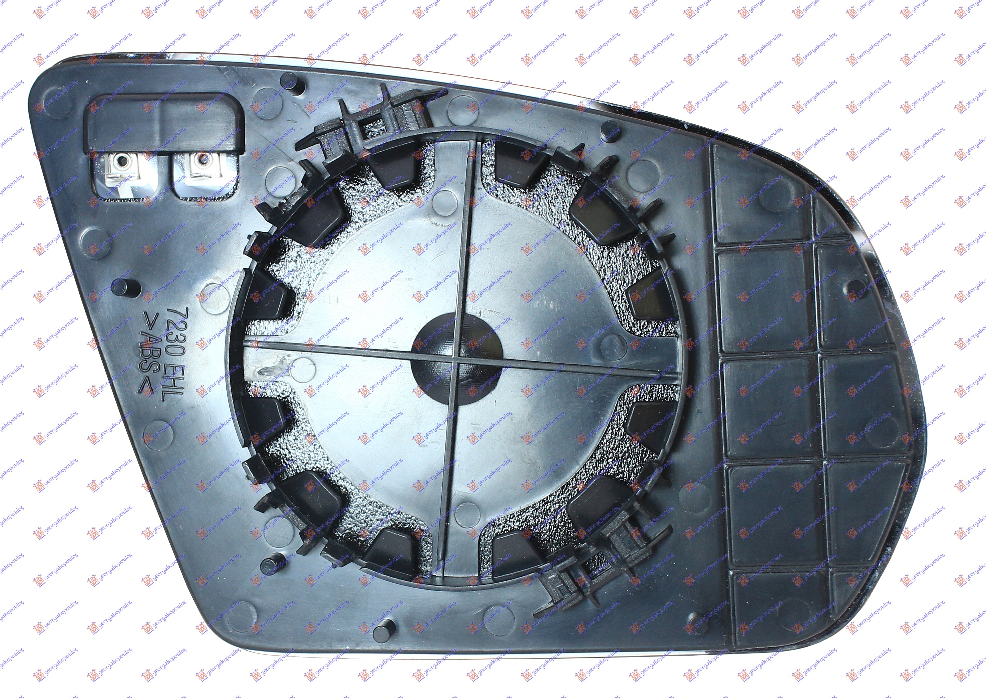 STAKLO RETROVIZORA SA GREJACEM (ASFERICNO) - LEVO