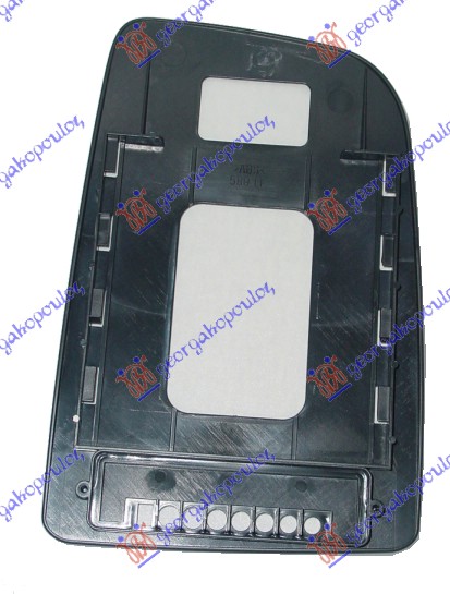 STAKLO RETROVIZORA (GORNJI DEO) (CETVRTASTO KACENJE) (KONVEKSNO) - LEVO