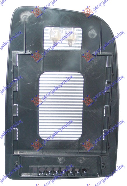 STAKLO RETROVIZORA SA GREJACEM (GORNJI DEO) (KOCKASTO KACENJE) (KONVEKSNO) - LEVO