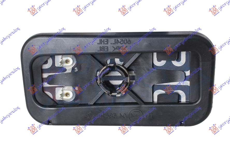 STAKLO RETROVIZORA SA GREJACEM (DONJI DEO) - LEVO