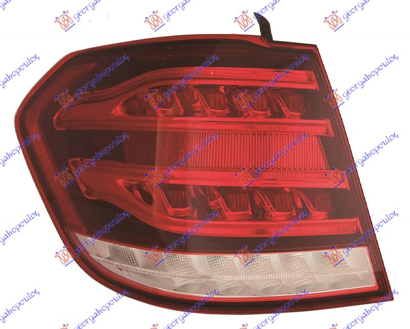 STOP LAMPA SPOLJASNJA KARAVAN (CELA LED) (CRNO KUCISTE) (DEPO) - LEVO