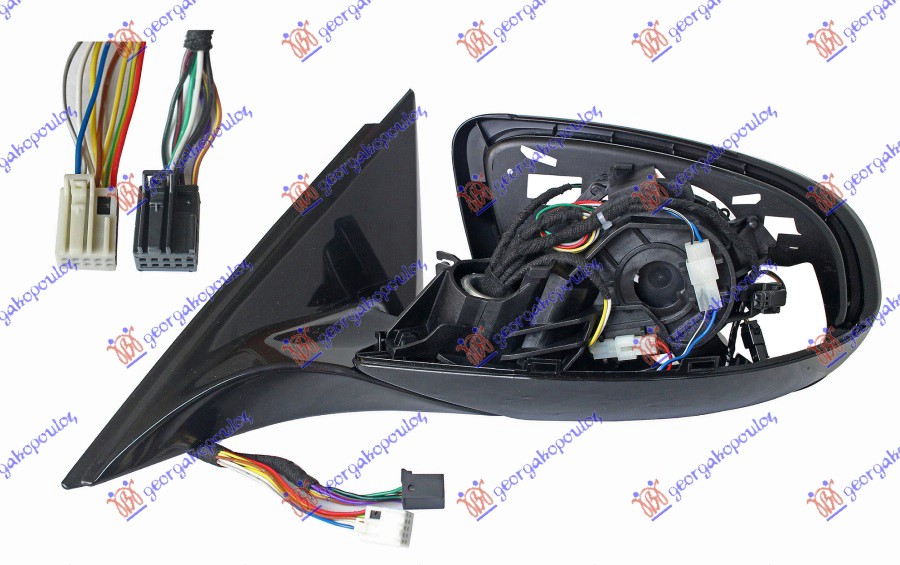 RETROVIZOR (SAMO KUCISTE) ELEKTRICNI SA GREJACEM (SVETLO) (MEMORIJA) (MRTAV UGAO - LEVO