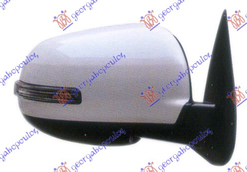 RETROVIZOR ELEKTRICNI SA GREJACEM PM (ELEKTRO-SKLOPIV) (MIGAVAC) (A KVALITET) (K - DESNO