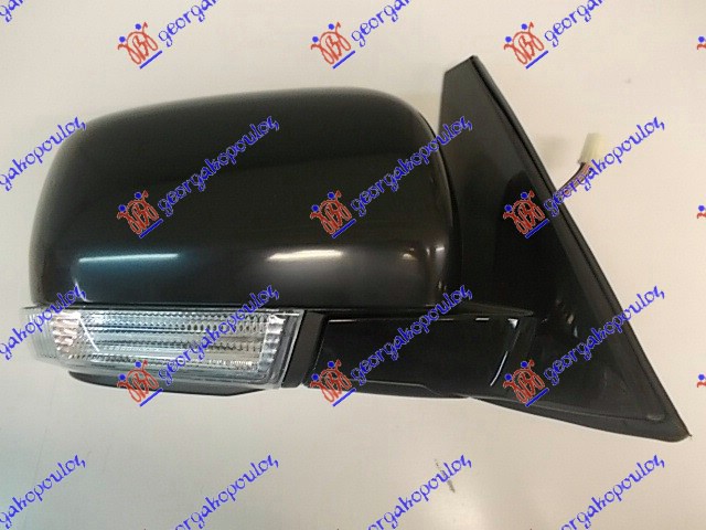 RETROVIZOR ELEKTRICNI SA GREJACEM (MIGAVAC) (SVETLO) (KONVEKSNO STAKLO) - DESNO