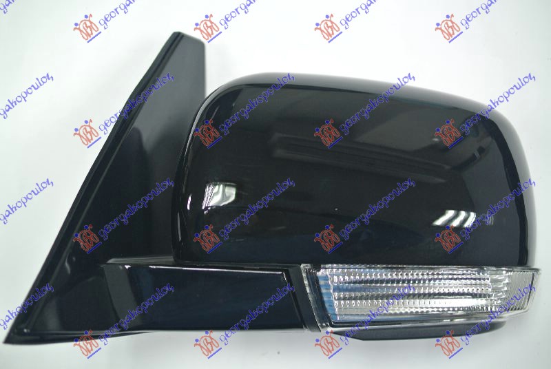 RETROVIZOR ELEKTRICNI SA GREJACEM (ELEKTRO-SKLOPIV) (MIGAVAC) (KONVEKSNO STAKLO) - LEVO