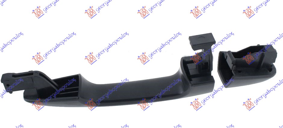 KVAKA PREDNJIH ( i  ZADNJIH L=D) VRATA SPOLJASNJA CRNA - DESNO