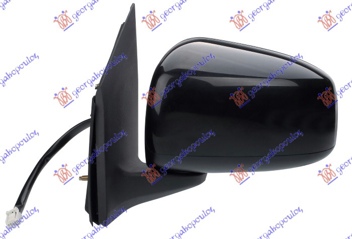 RETROVIZOR ELEKTRICNI SA GREJACEM PM (5 PIN) (A KVALITET) (KONVEKSNO STAKLO) - LEVO