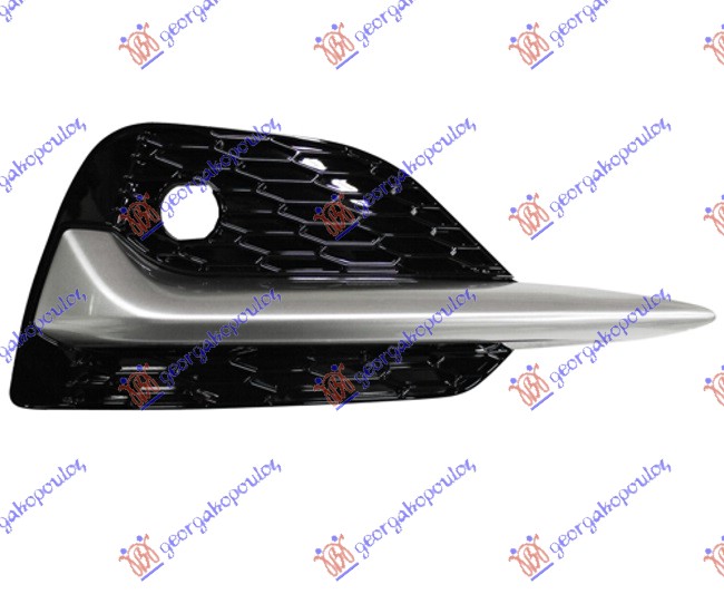 RESETKA PREDNJEG BRANIKA SREBRNA (PDS SENZOR) - DESNO