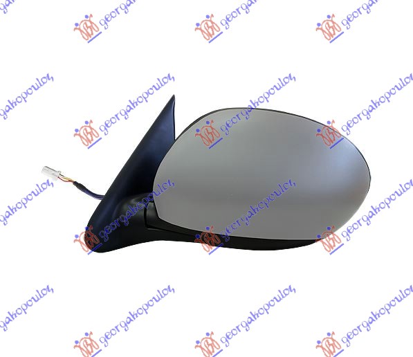 RETROVIZOR ELEKTRICNI SA GREJACEM PM (5 PIN) (KONVEKSNO STAKLO) - LEVO