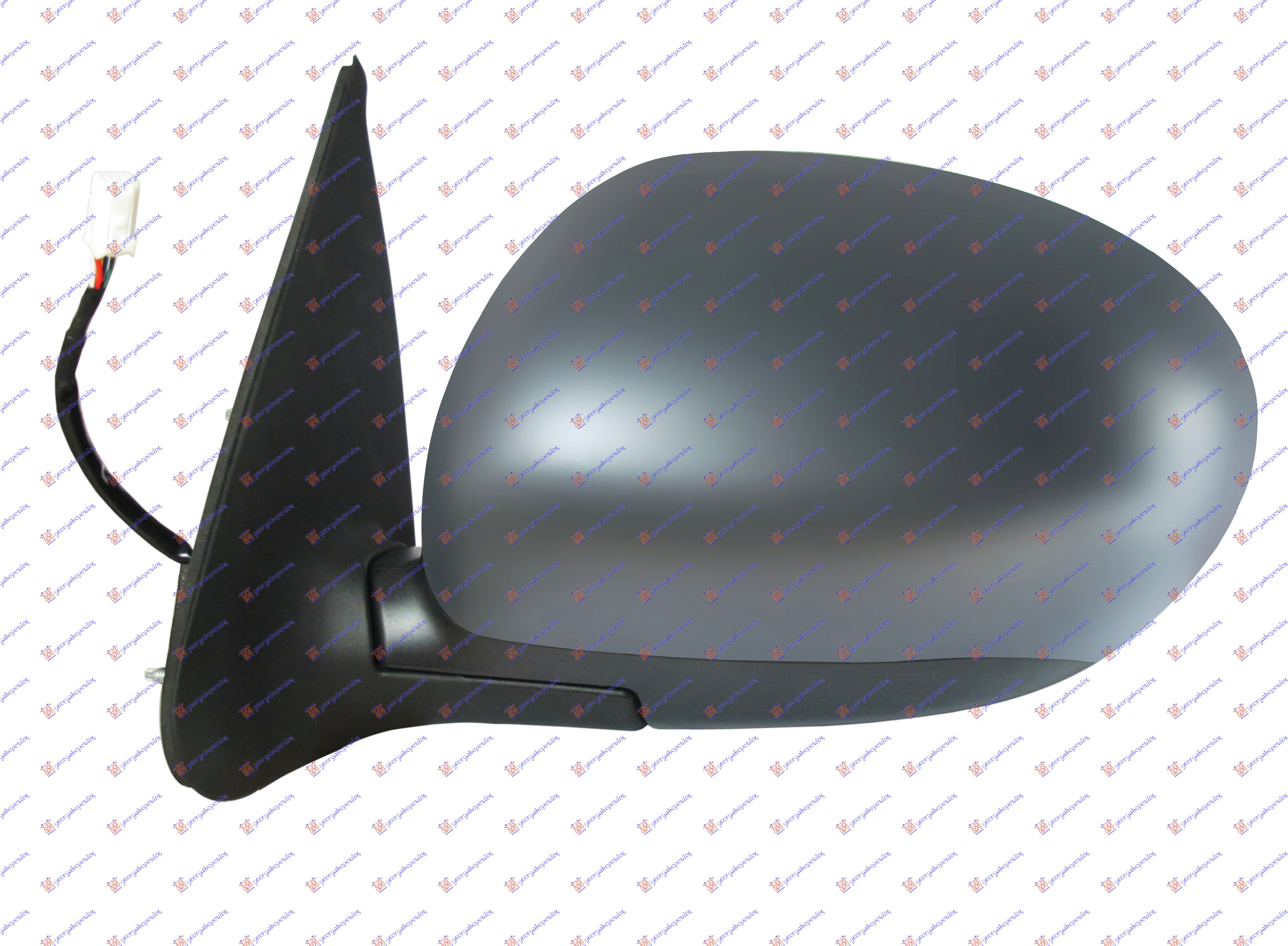 RETROVIZOR ELEKTRICNI SA GREJACEM PM (ELEKTRO-SKLOPIV) (7 PIN) (KONVEKSNO STAKLO - LEVO