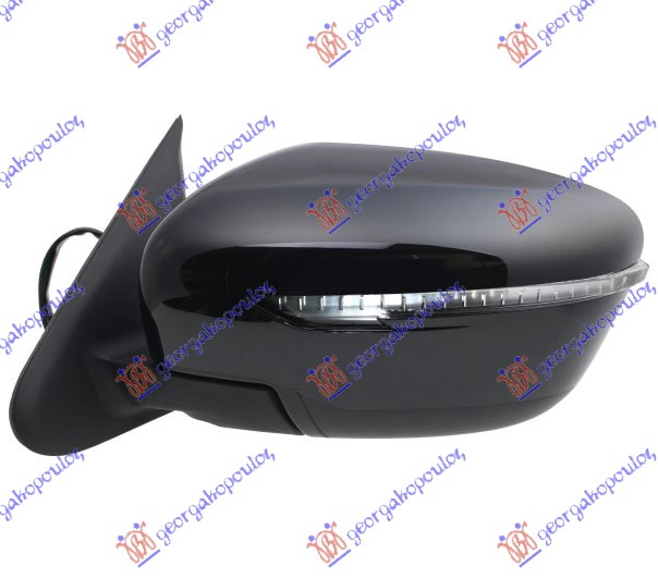 RETROVIZOR ELEKTRICNI SA GREJACEM PM (ELEKTRO-SKLOPIV) (MIGAVAC) - LEVO