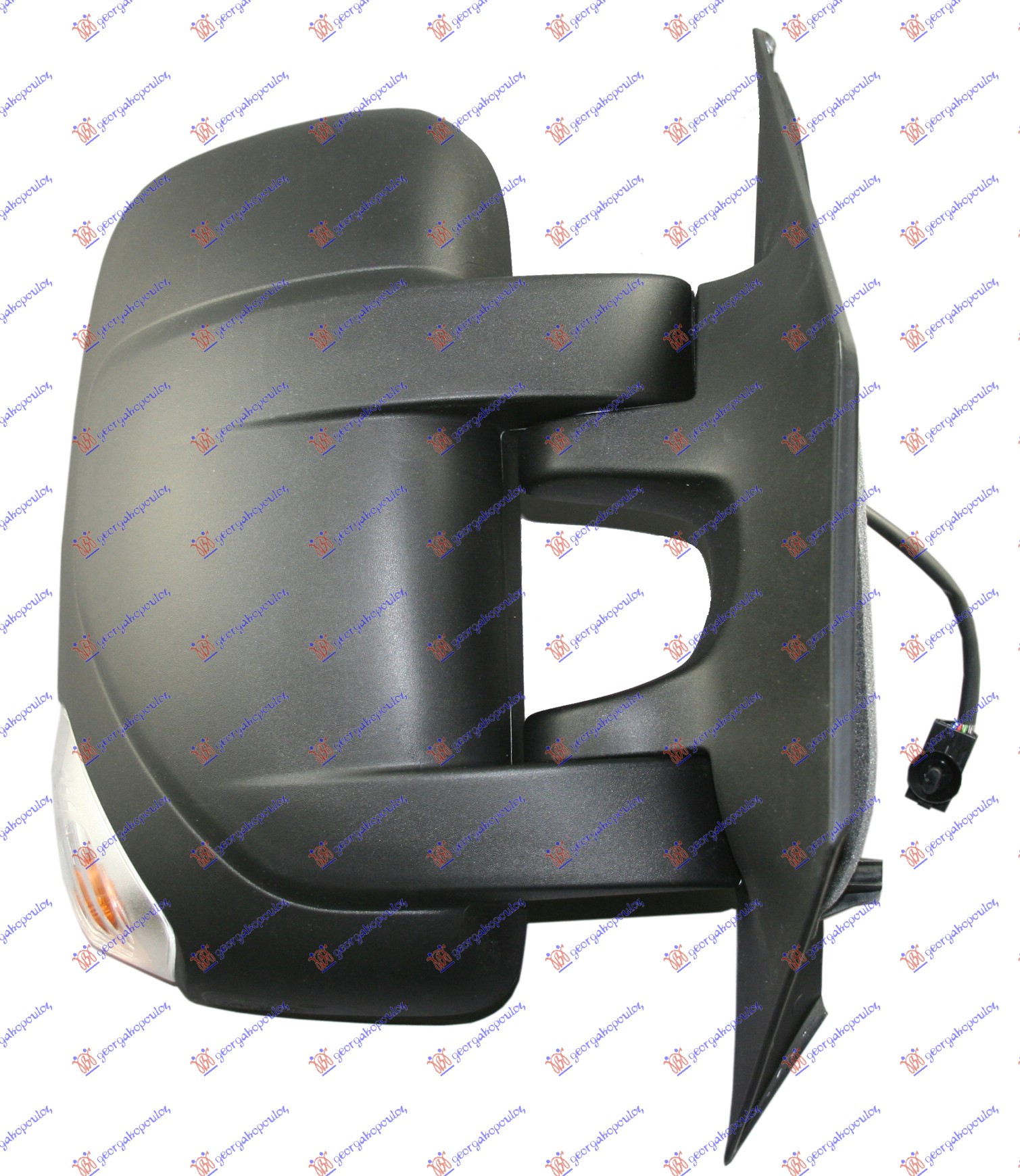 RETROVIZOR ELEKTRICNI SA GREJACEM (MIGAVAC) (SENZOR) (KONVEKSNO STAKLO) - DESNO