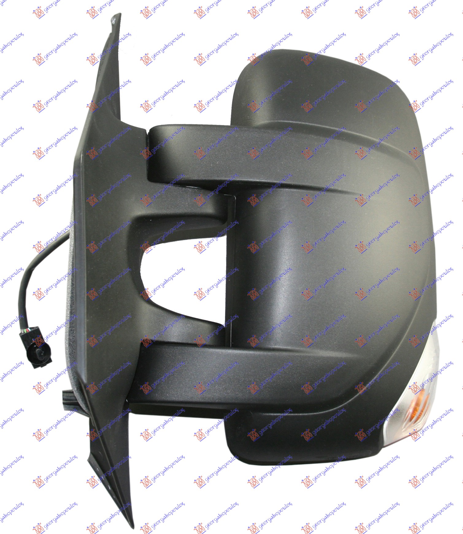 RETROVIZOR ELEKTRICNI SA GREJACEM (MIGAVAC) (KONVEKSNO STAKLO) - LEVO