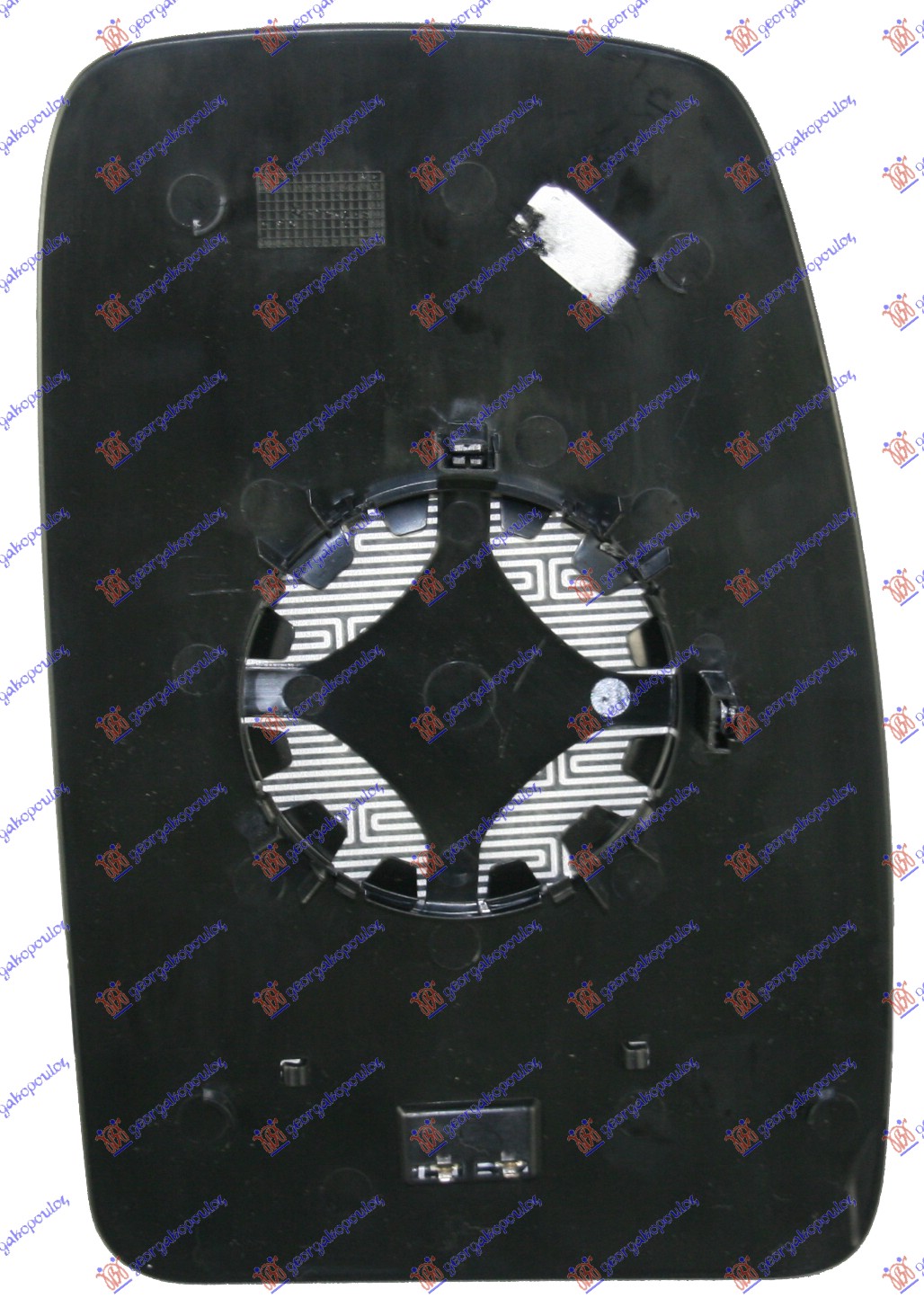 STAKLO RETROVIZORA SA GREJACEM (GORNJI DEO) (KONVEKSNO) - LEVO