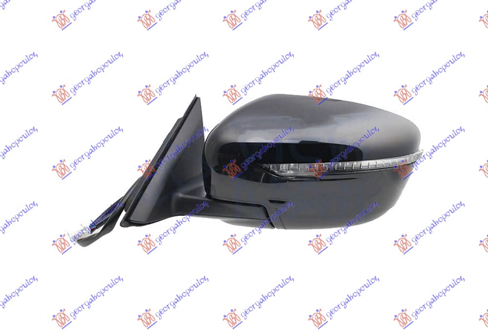 RETROVIZOR ELE.GREJACEM PRM(SA MIGAVCEM) - LEVO