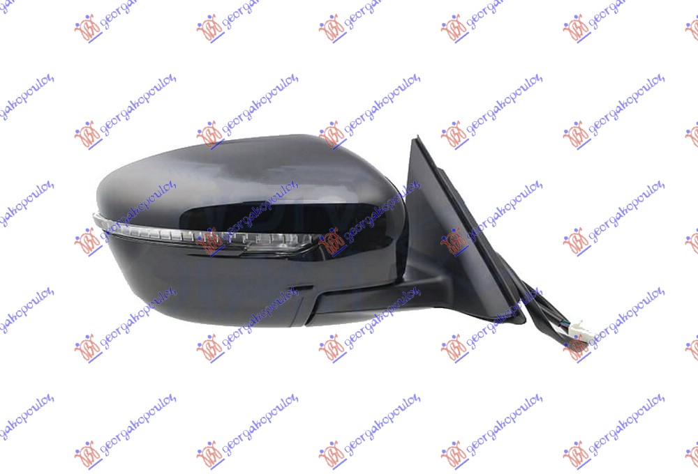 RETROVIZOR ELEKTRICNI SA GREJACEM PM (MIGAVAC) - DESNO