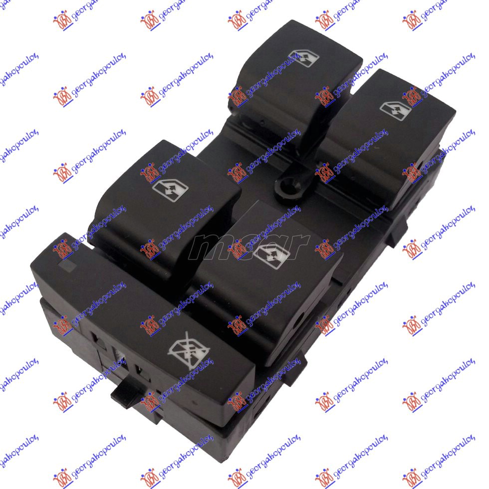 PREKIDAC U PREDNJIM VRATIMA (4 TASTERA) (8 PIN) - LEVO