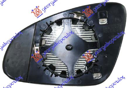 STAKLO RETROVIZORA SA GREJACEM (KONVEKSNO) - DESNO