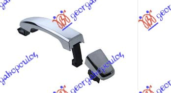 KVAKA PREDNJIH VRATA SPOLJASNJA HROM - LEVO