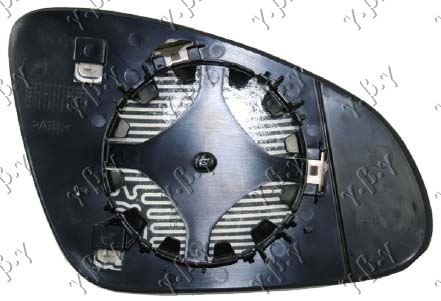 STAKLO RETROVIZORA SA GREJACEM (ASFERICNO) - LEVO