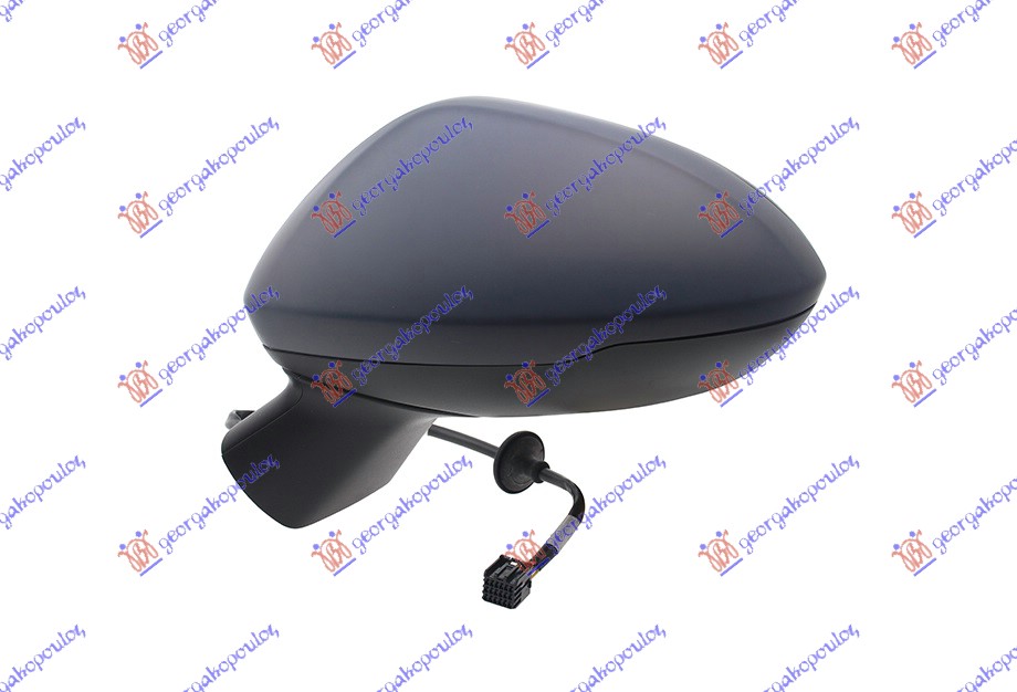 RETROVIZOR ELEKTRICNI SA GREJACEM PM (ELEKTRO-SKLOPIV) (ASFERICNO STAKLO) - LEVO