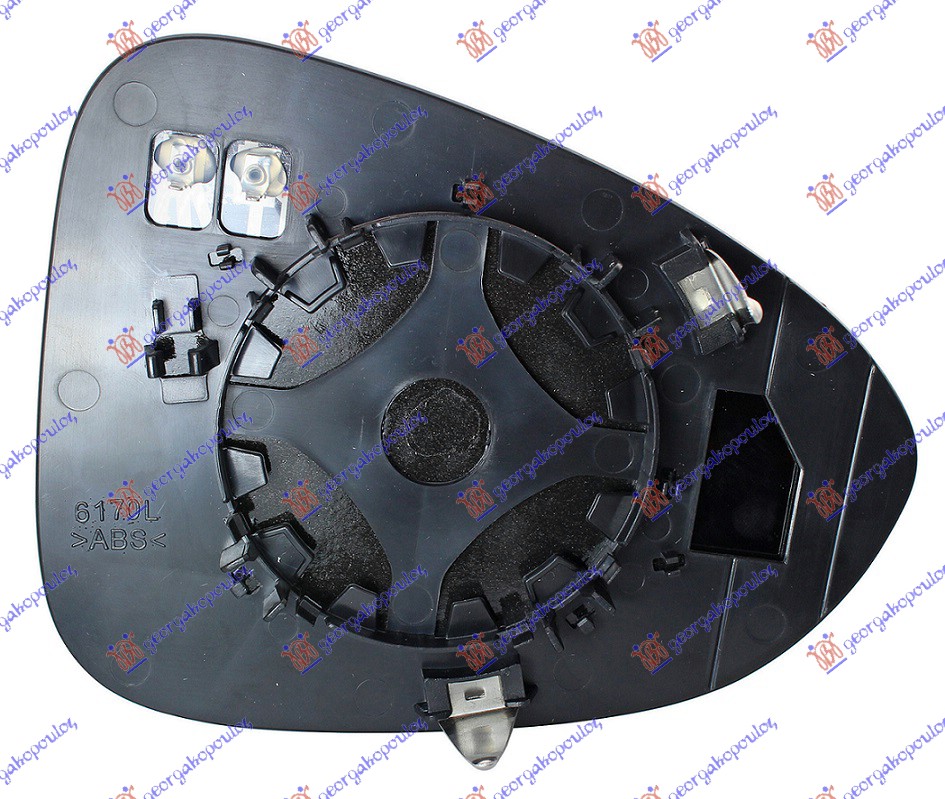 STAKLO RETROVIZORA SA GREJACEM (KONVEKSNO) - DESNO