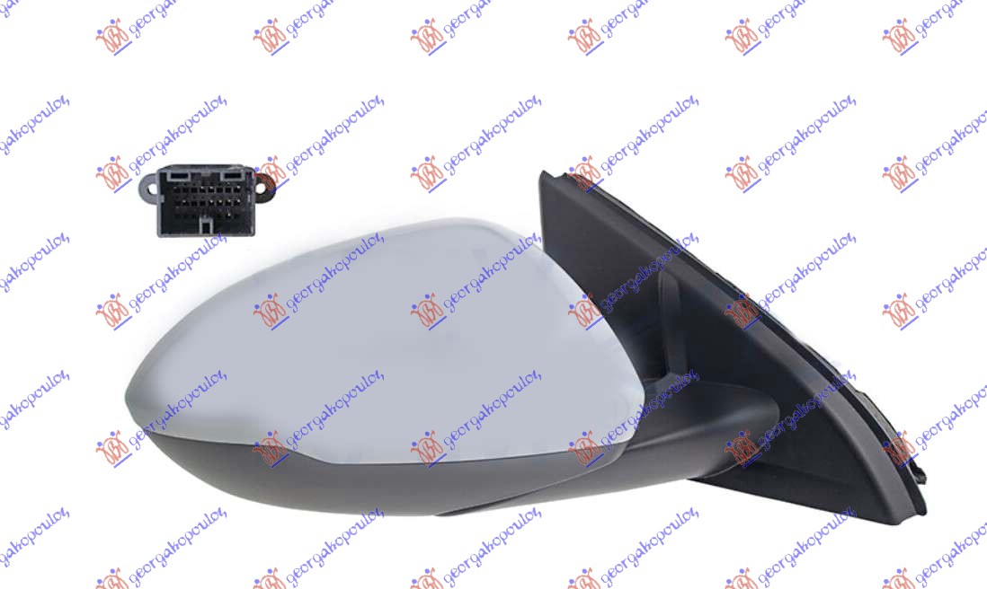 RETROVIZOR ELEKTRICNI SA GREJACEM PM (ELEKTRO-SKLOPIV) (SVETLO) (MEMORIJA) (13 P - DESNO