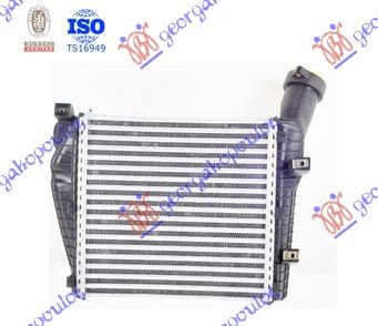 HLADNJAK INTERKULERA 2.5/3.0/5.0 Tdi DSL (288x292x50) (66/66) - LEVO