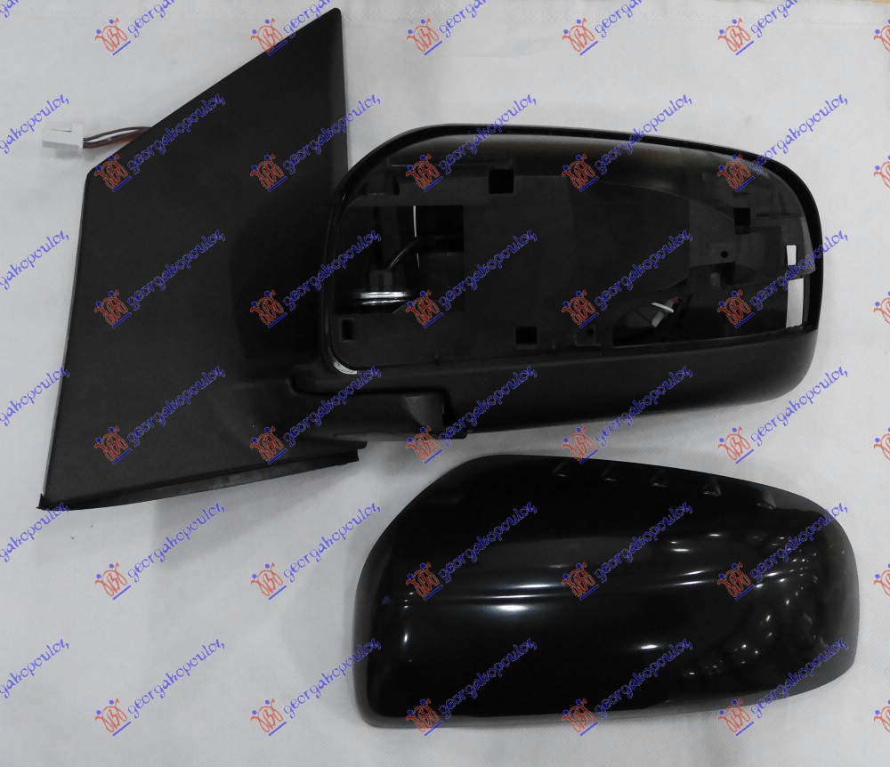 RETROVIZOR ELEKTRICNI SA GREJACEM (ELEKTRO-SKLOPIV) (KONVEKSNO STAKLO) - LEVO