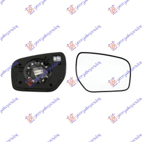 STAKLO RETROVIZORA SA GREJACEM - DESNO