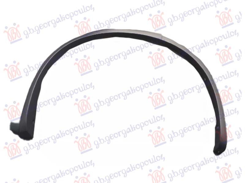 RUB PLASTICNI PREDNJEG BLATOBRANA CRNI