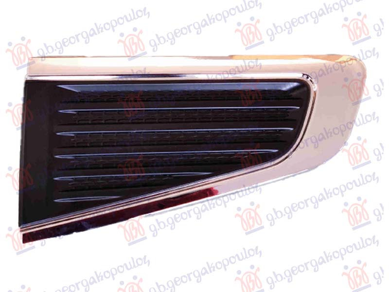 LAJSNA PREDNJIH VRATA GORNJA CRNA (HROM OKVIR)