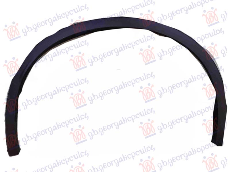 RUB PLASTICNI ZADNJEG BLATOBRANA CRNI