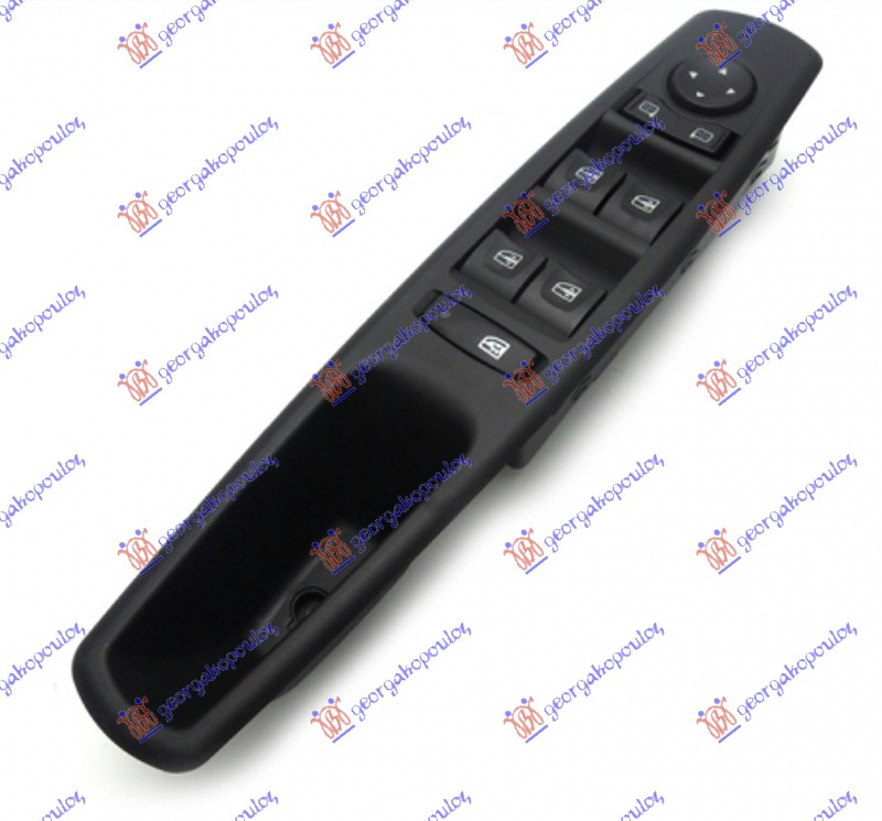PREKIDAC U PREDNJIM VRATIMA (4 TASTERA) (CRNI OKVIR) (ELEK-SKLOPIV RETROVIZOR) ( - LEVO