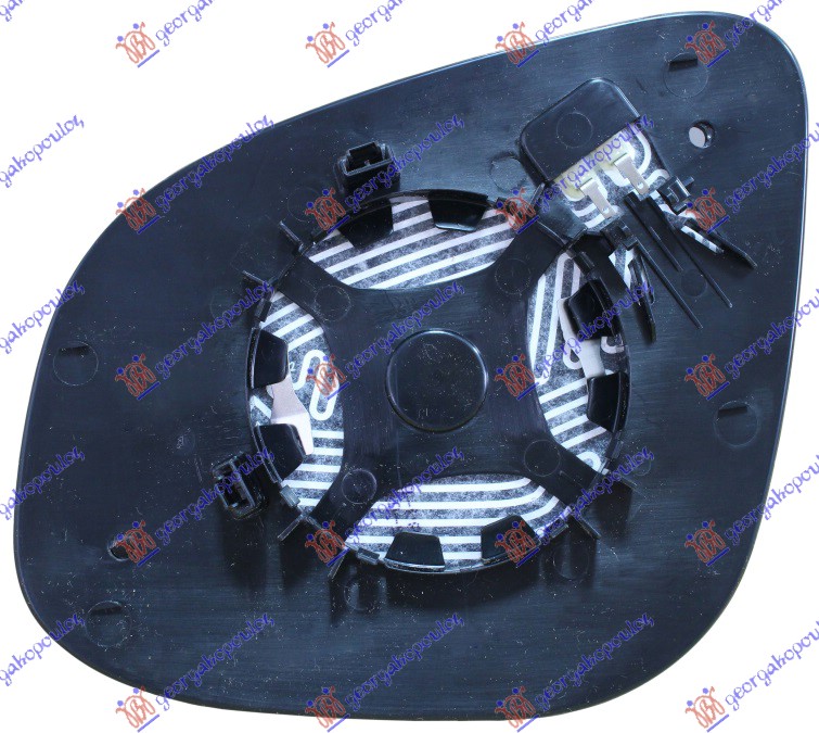 STAKLO RETROVIZORA SA GREJACEM (ASFERICNO) - DESNO