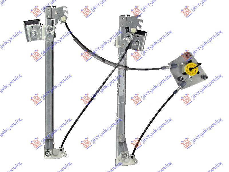 PODIZAC PREDNJEG PROZORA ELEKTRICNI (BEZ MOTORA) 5 VRATA (A KVALITET) - DESNO