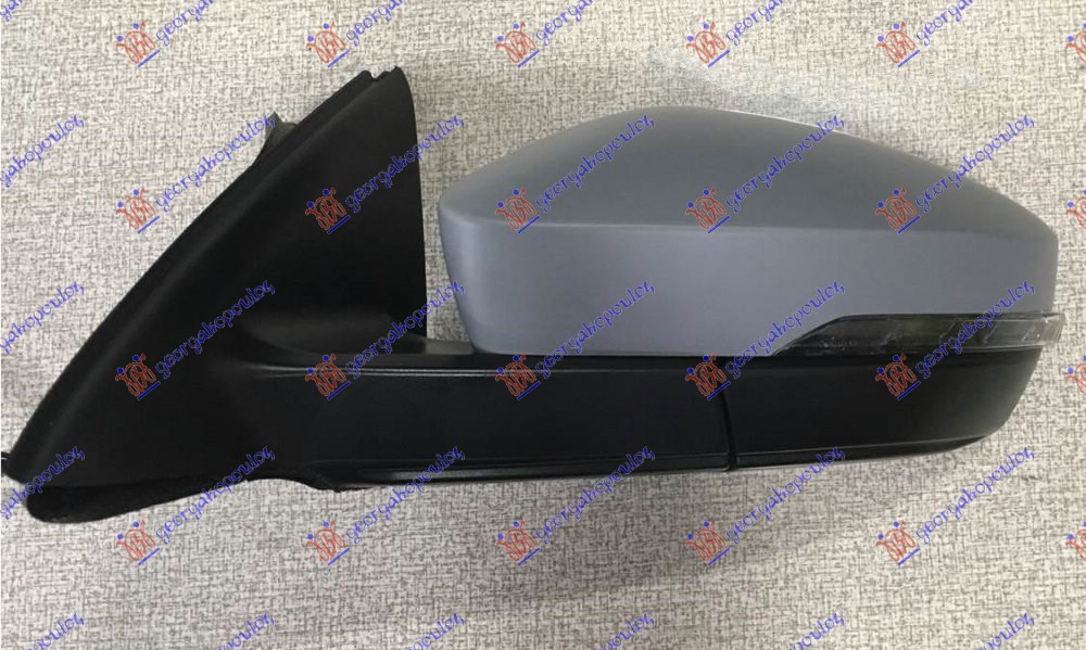 RETROVIZOR ELEKTRICNI SA GREJACEM PM (MIGAVAC) (KONVEKSNO STAKLO) - LEVO