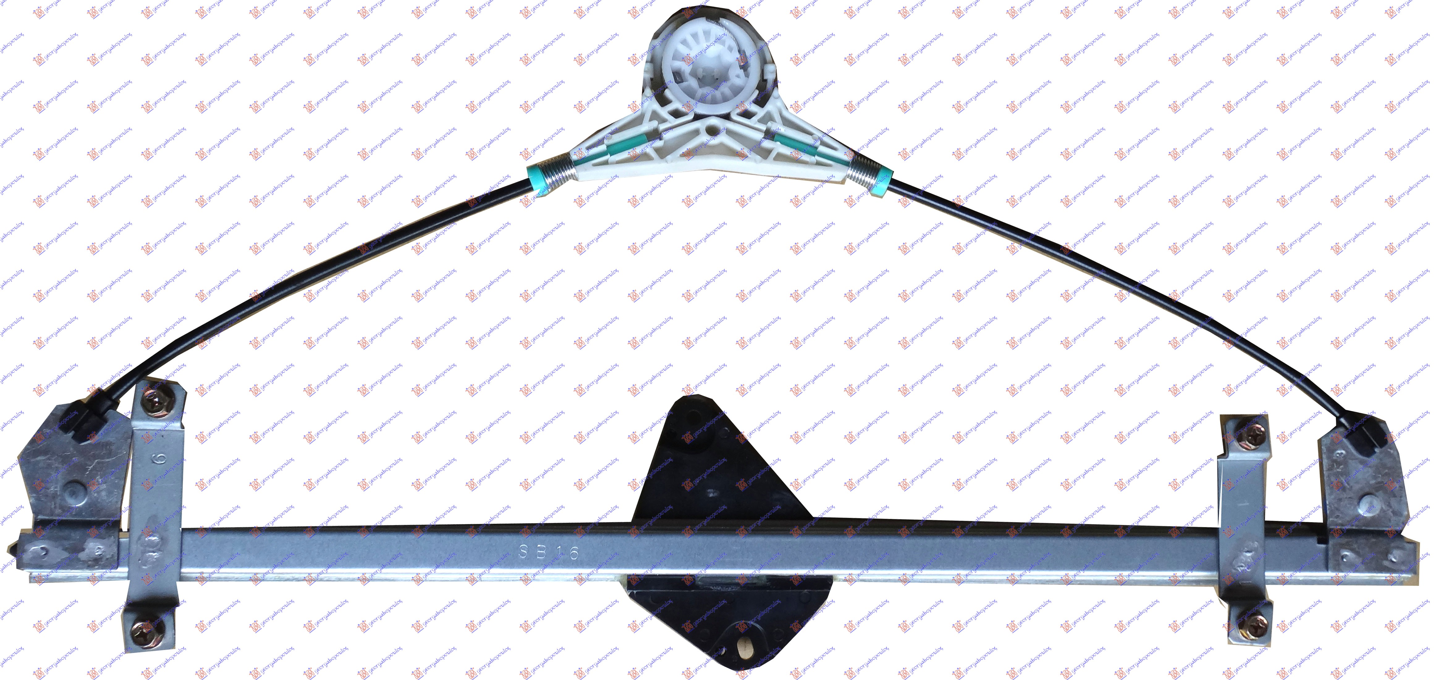 PODIZAC PREDNJEG PROZORA ELEKTRICNI (BEZ MOTORA) - DESNO