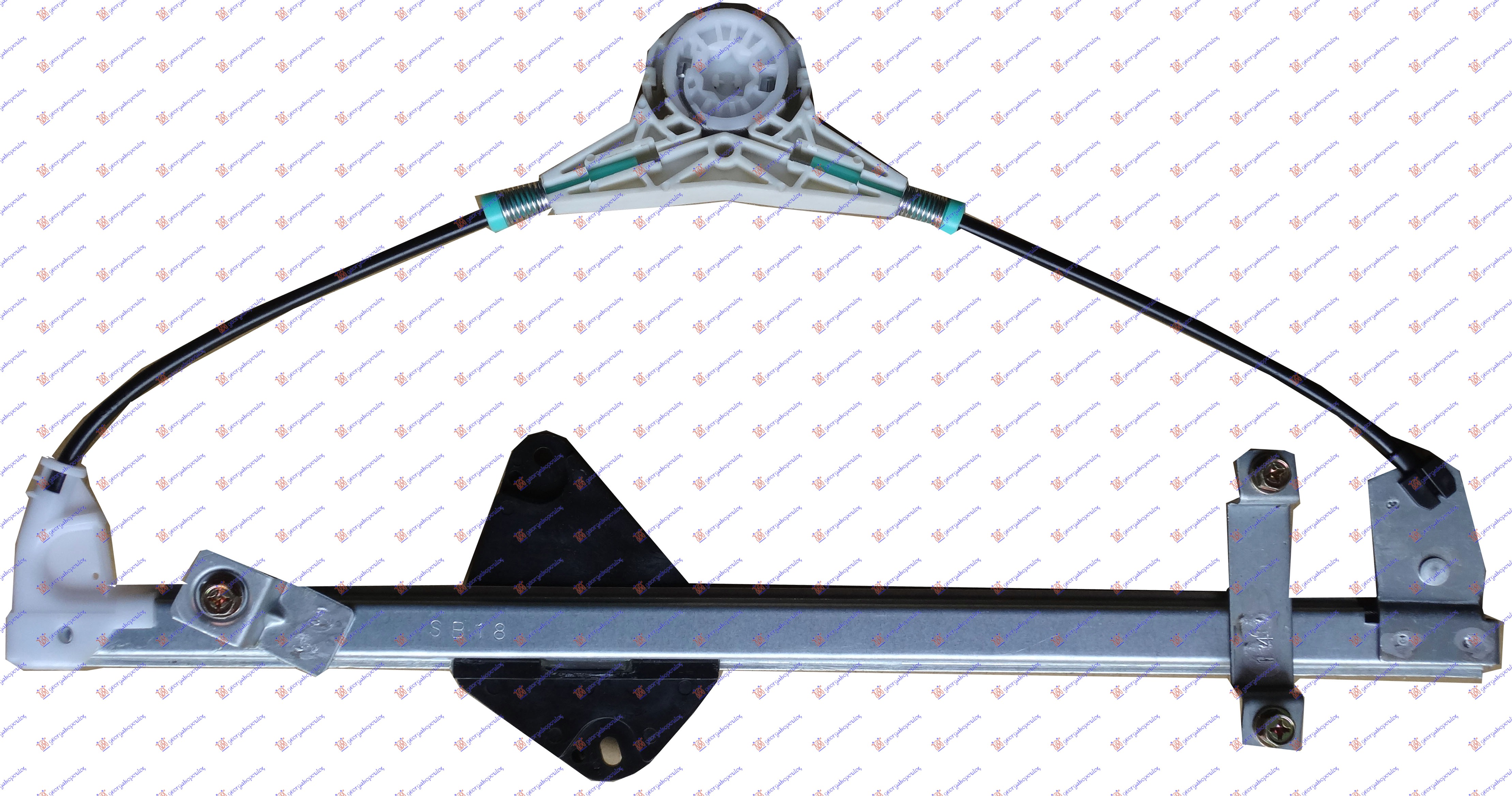 PODIZAC ZADNJEG PROZORA ELEKTRICNI (BEZ MOTORA) - DESNO