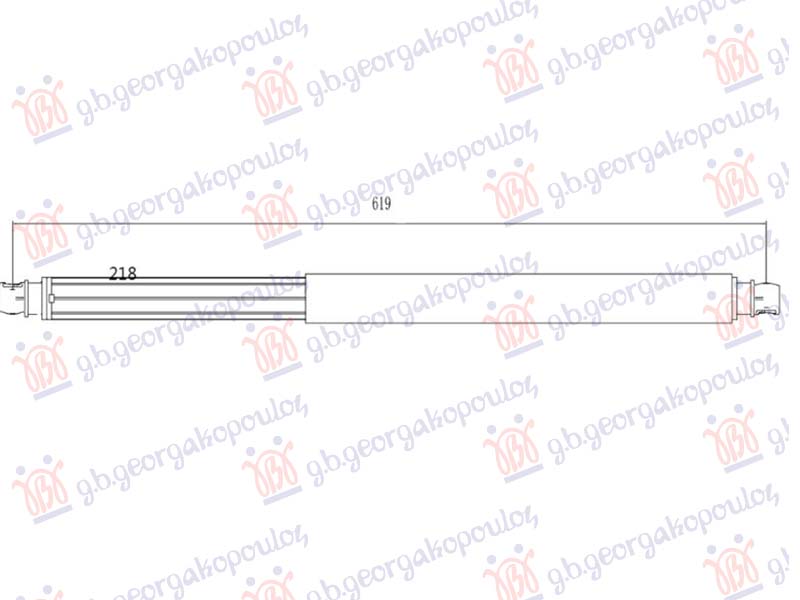 AMORTIZER GEPEK VRATA (POTPORNI) (OUTBACK)