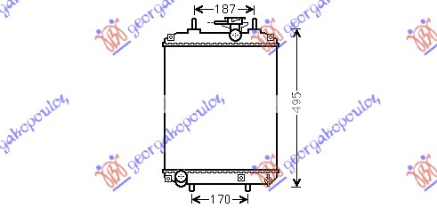 HLADNJAK MOTORA 1.0/1.3/1.5 BENZIN (MAN/AUTO) (400x310)