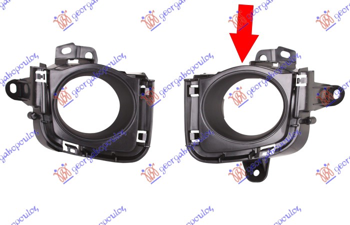 RESETKA PREDNJEG BRANIKA (SA MAGLENKOM) - LEVO