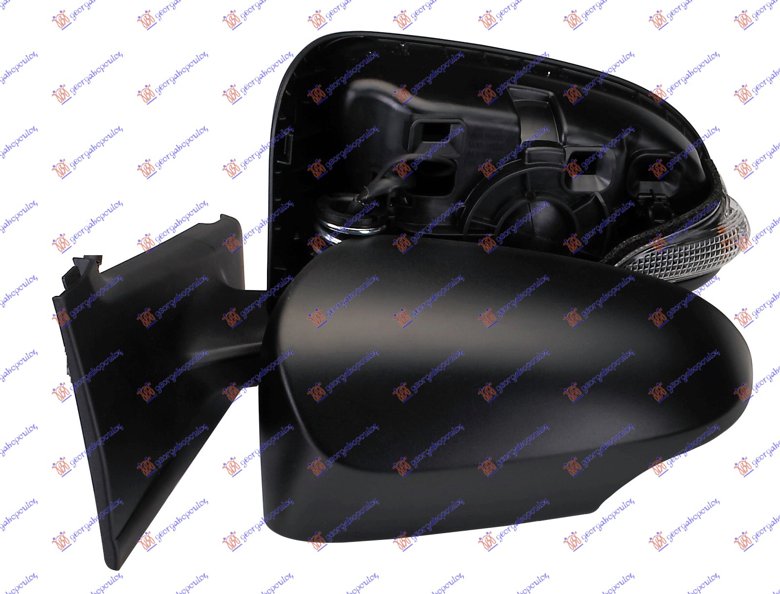 RETROVIZOR MEHANICKI PM (MIGAVAC) (A KVALITET) (KONVEKSNO STAKLO) - LEVO