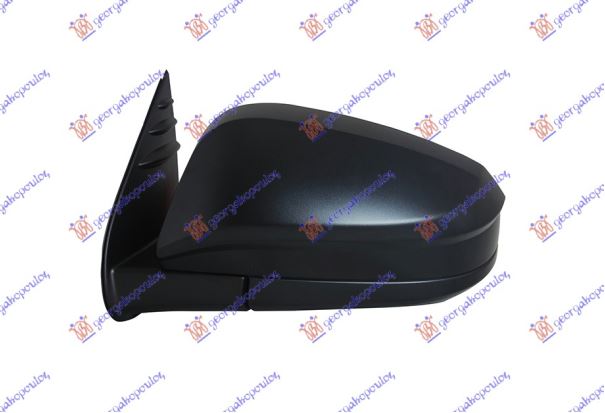 RETROVIZOR MEHANICKI CRNI (KONVEKSNO STAKLO) - LEVO