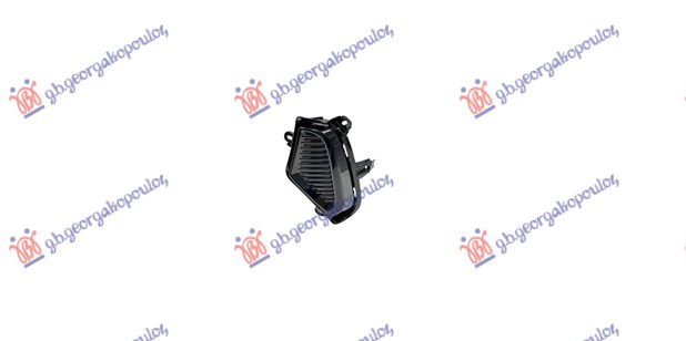 RESETKA PREDNJEG BRANIKA (BEZ MAGLENLE) SJAJ-CRNA - LEVO