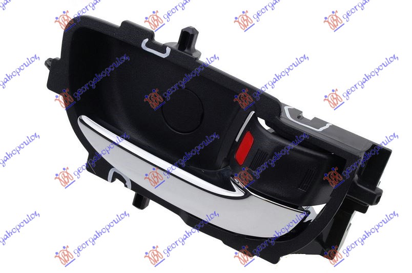 KVAKA PREDNJIH/ZADNJIH VRATA UNUTRASNJA HROM/CRNA - DESNO