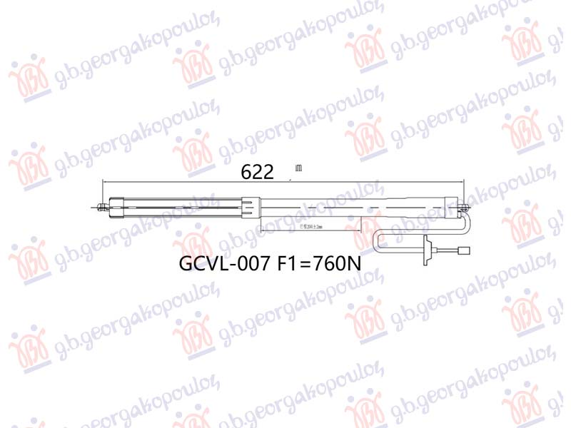 AMORTIZER GEPEK VRATA ELEKTRICNI