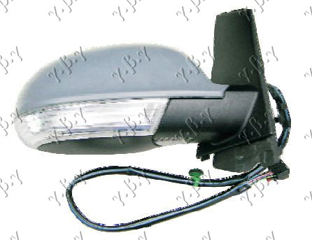 RETROVIZOR ELEKTRICNI SA GREJACEM PM (MIGAVAC) (SVETLO) (KONVEKSNO STAKLO) - DESNO