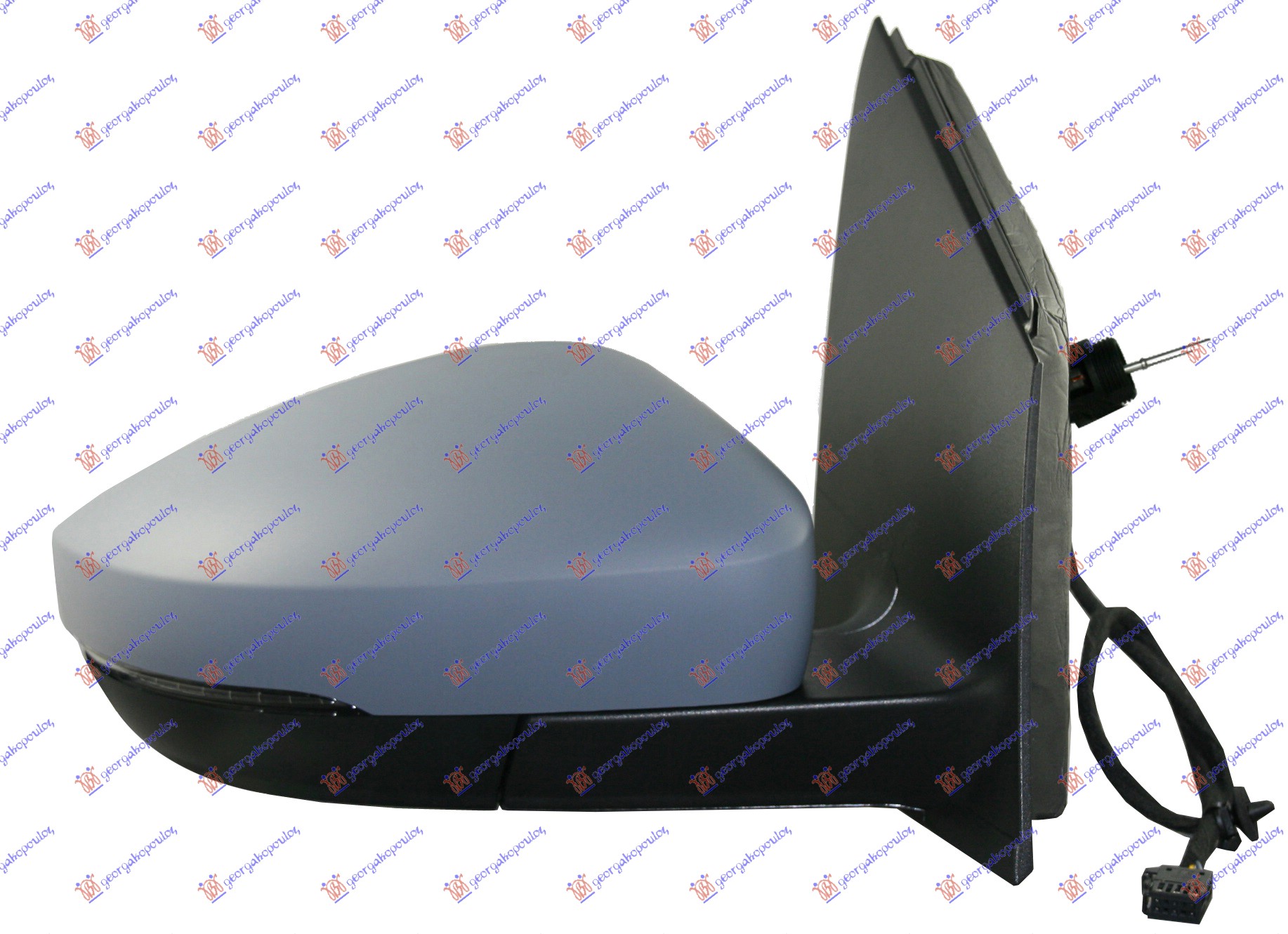 RETROVIZOR MEHANICKI SA SAJLOM PM (MIGAVAC) (DUGULJASTI KONEKTOR) (KONVEKSNO STA - DESNO